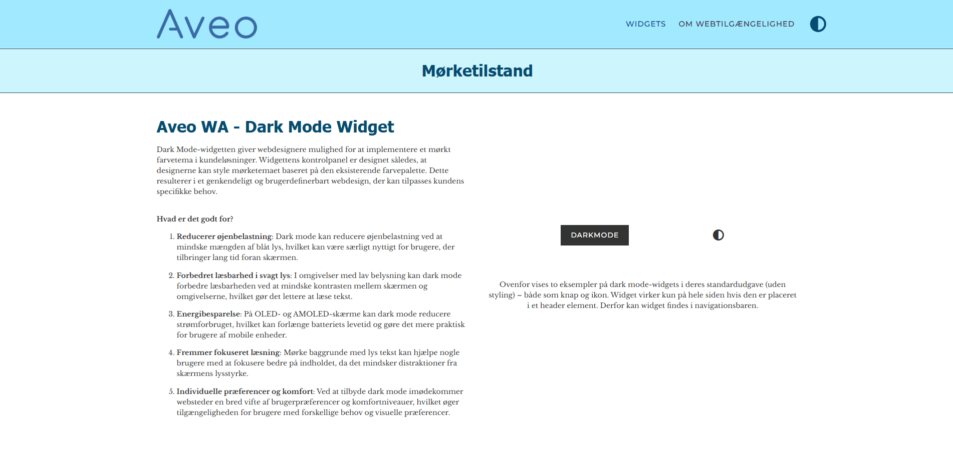 AVEO ACCESSIBILITY screenshot 2