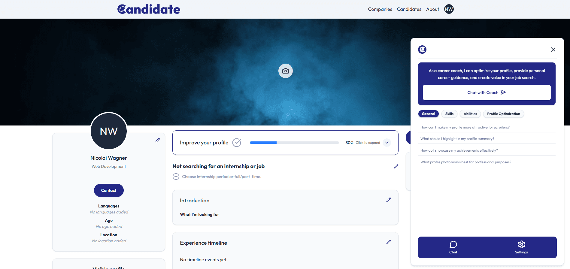 CANDIDATE COACH screenshot 1